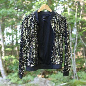 FOREVER 21 sequin bomber